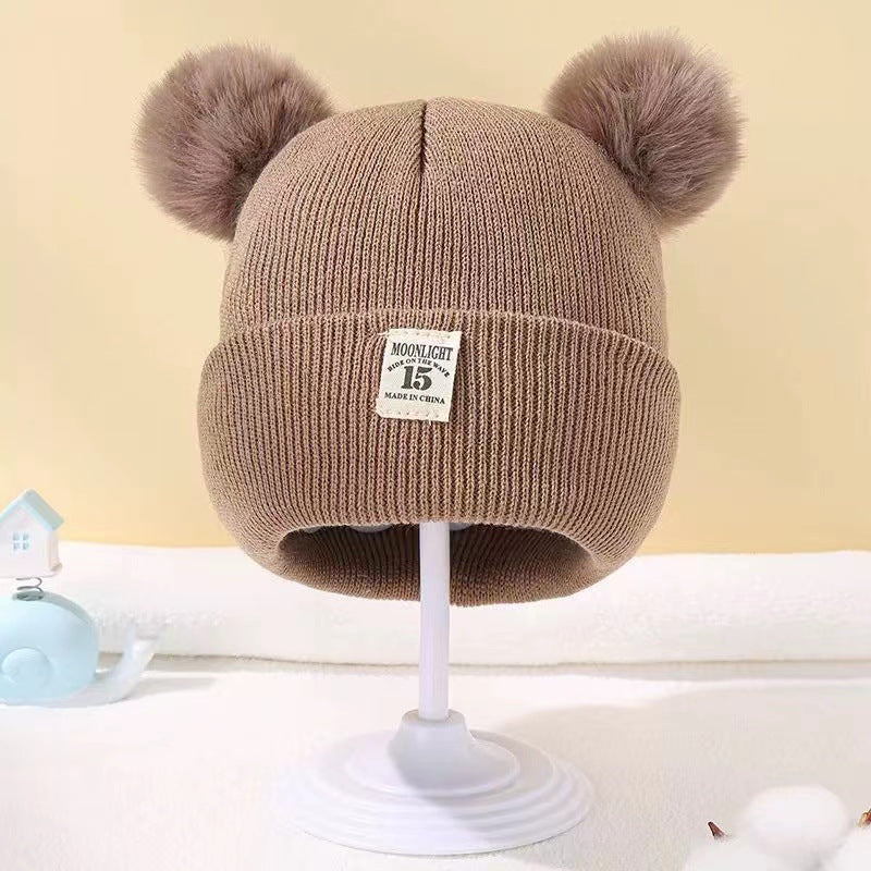 Baby Hat Autumn And Winter Woolen Cap